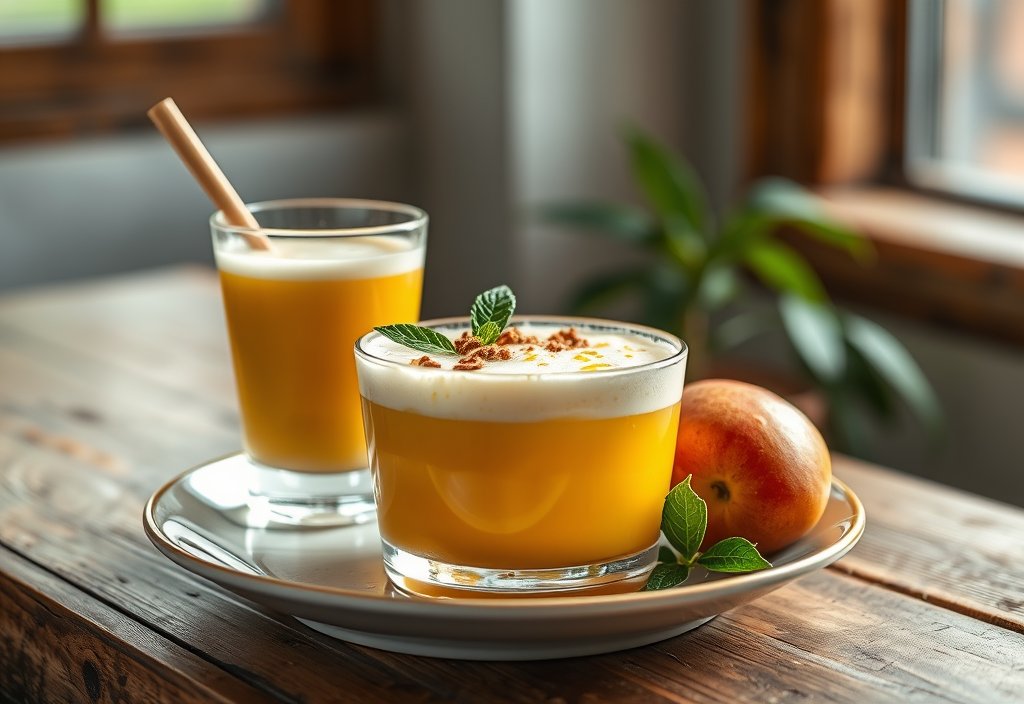 Mango latté
