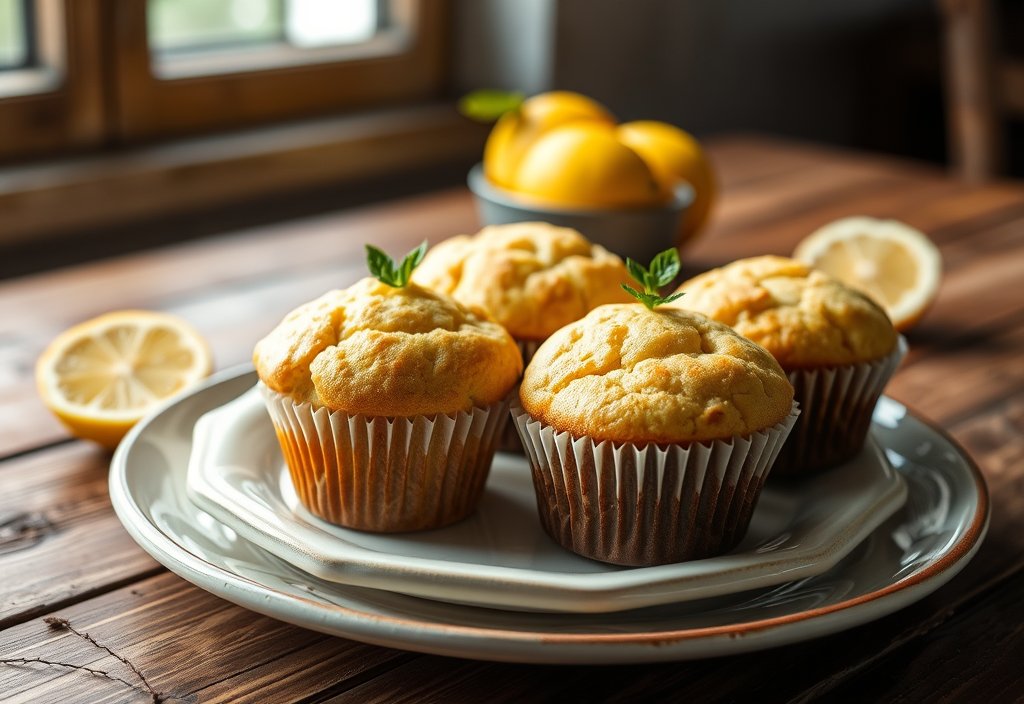 Citronové muffiny